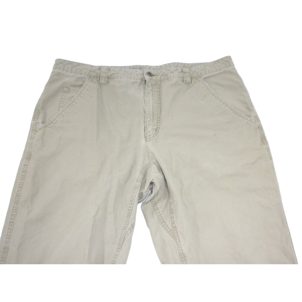 Mountain Hardwear Pants Mens 38x32 Gray Chino Outdoor Trail Hiking Cotton - Picture 3 of 14